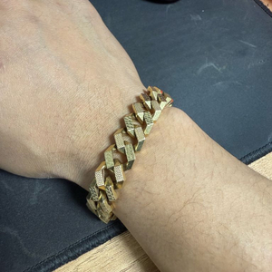 김해 18k 팔각 체인 금팔찌 14.72돈 돈당 600,000