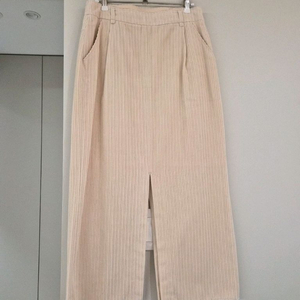 타임 코듀로이 롱스커트 66사이즈판매