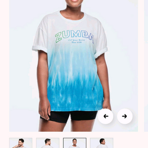 줌바 운동복 크루넥 티셔츠