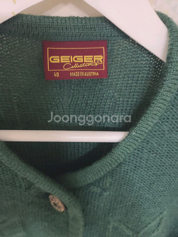 GEIGER 가이거 오스트리아 여성 니트 가디건 그린 / 폴로 바버 타미힐피거 따이리 오일릴리 써스데이아일랜드--2