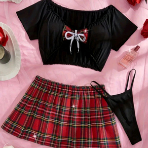 여학생 교복 코스프레 세트