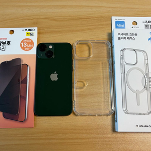 아이폰13미니 그린 s급 배터리100