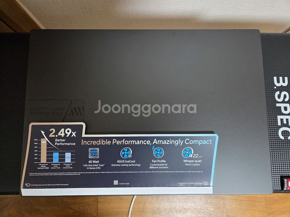 ASUS 비보북 16X K3605VC-RP402 인텔 i5 지포스 RTX3050--0