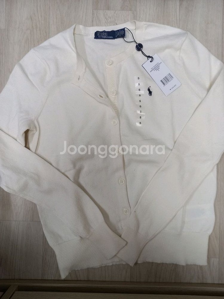 S사이즈) 폴로 피마코튼 가디건--0