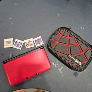 닌텐도 3DS XL 레드 본체 + 게임 2종 세트