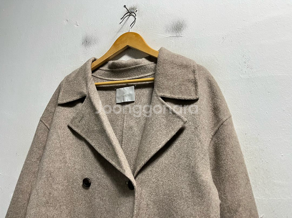 Free LOVE&HATE 핸드메이드 울 롱코트--1