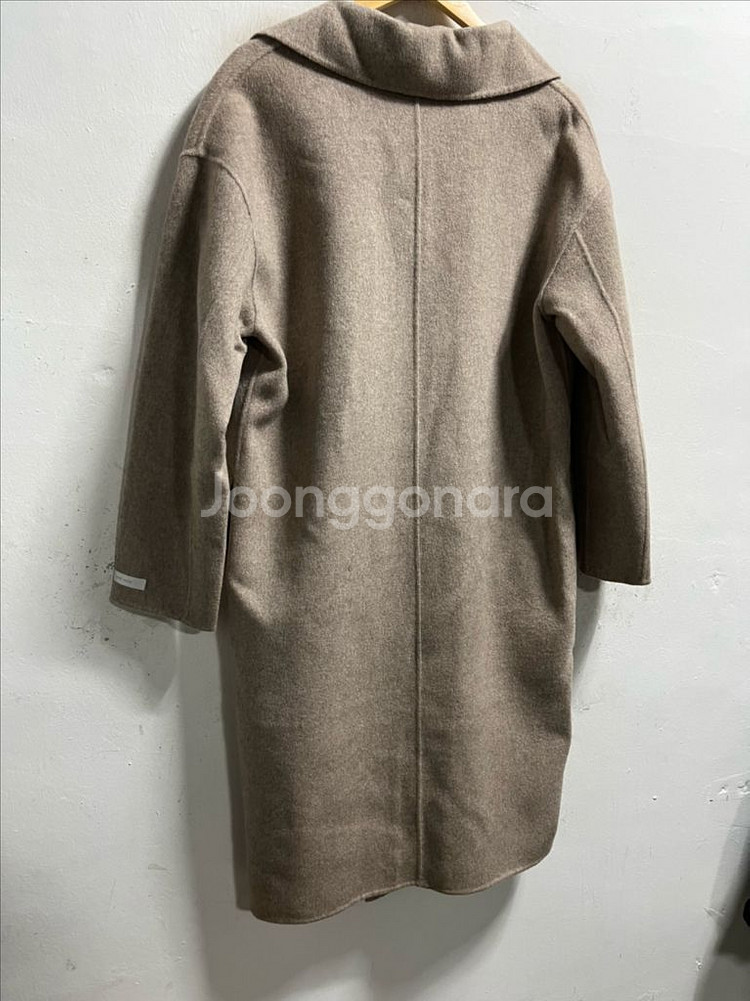 Free LOVE&HATE 핸드메이드 울 롱코트--4