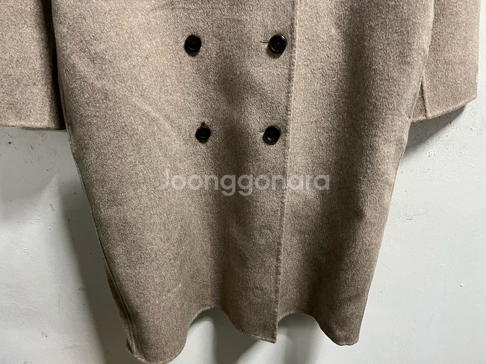 Free LOVE&HATE 핸드메이드 울 롱코트--2