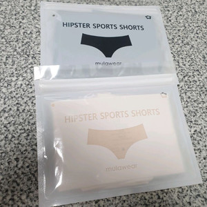 (새상품) 뮬라웨어 힙스터 스포츠 쇼츠 2장