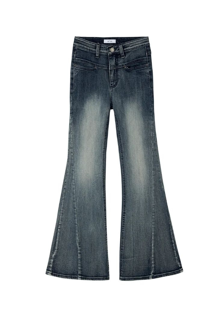 애즈온 캘리 부츠 컷 팬츠 데님 CALEY BOOTS CUT PANTS / DENIM 이미지