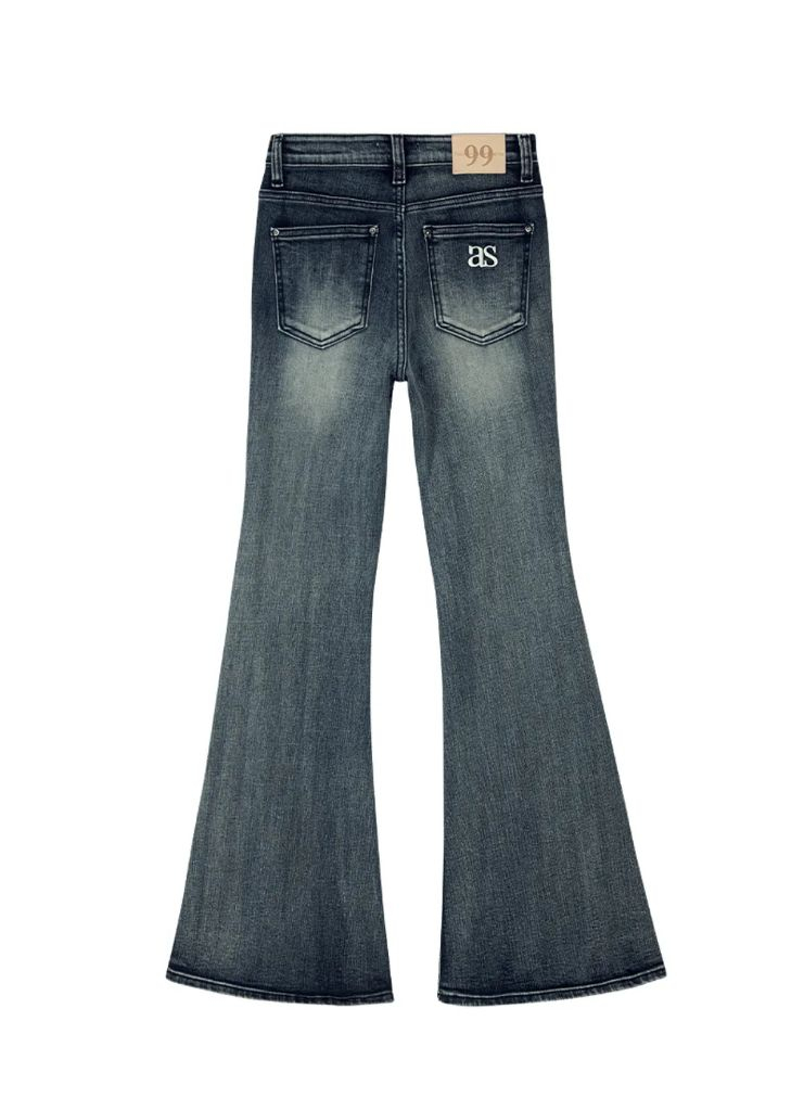 애즈온 캘리 부츠 컷 팬츠 데님 CALEY BOOTS CUT PANTS / DENIM 이미지