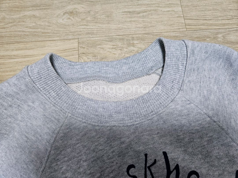 멜란지 그레이 맨투맨 L (55-66)--5