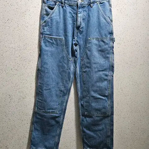 34) 자라 중청 더블니 카펜터 데님 워크 팬츠 청바지 6855 402