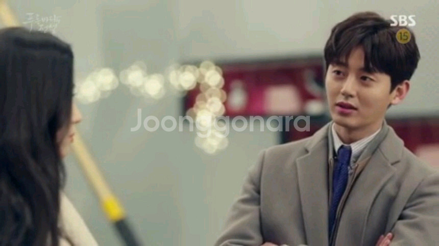 지오지아 And Z / 앤드지 세미오버핏 오트밀 그레이 사선 크롬비 반더블 코트 / 100~105--4