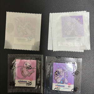 포켓몬 나쵸 스티커 뮤 펄기아 뮤츠 판매