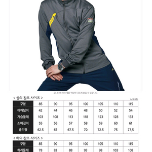 (새상품)푸조 남녀공용 운동복 세트