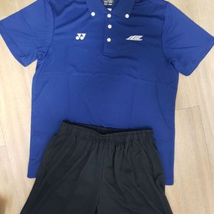 요넥스(프리미엄) 운동복 배드민턴복 배드민턴 유니폼 상하의세트(반팔+5부반바지) 새상품 판매