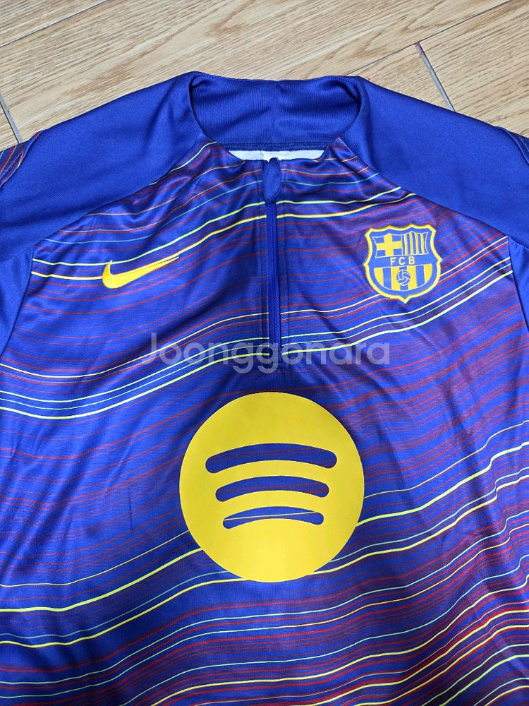 25-26시즌 바르셀로나 라민야말 축구 유니폼 축구복 상하의세트(긴팔+긴바지) 새상품 판매(시이즈 100)--4