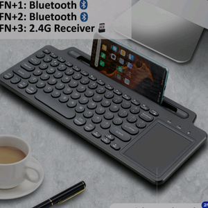 # 블루투스 무선 키보드, 터치패드 포함, 저소음 초박형키보드 급처