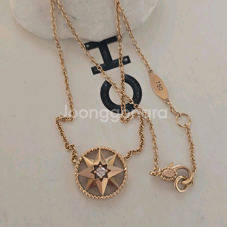 18k핑크골드 목걸이--2