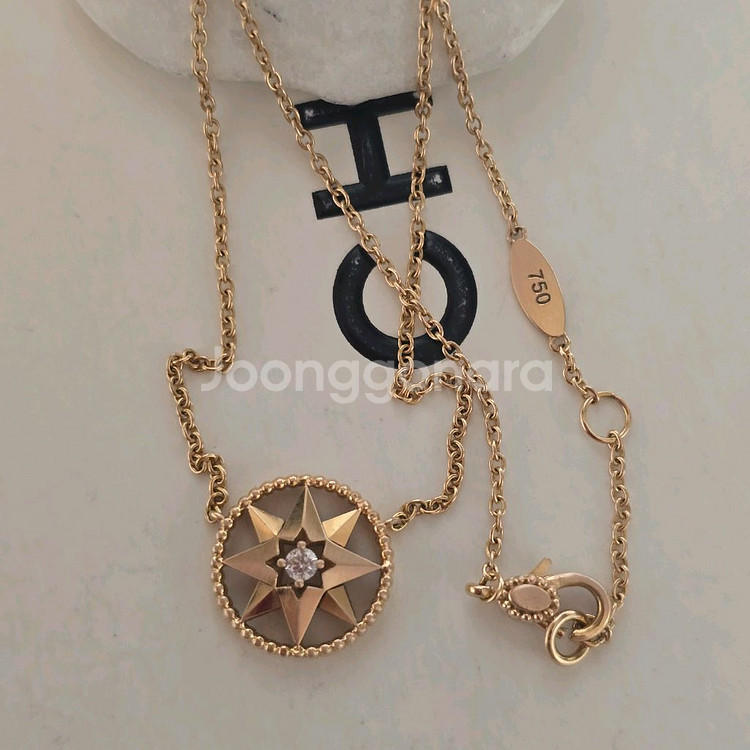 18k핑크골드 목걸이--3