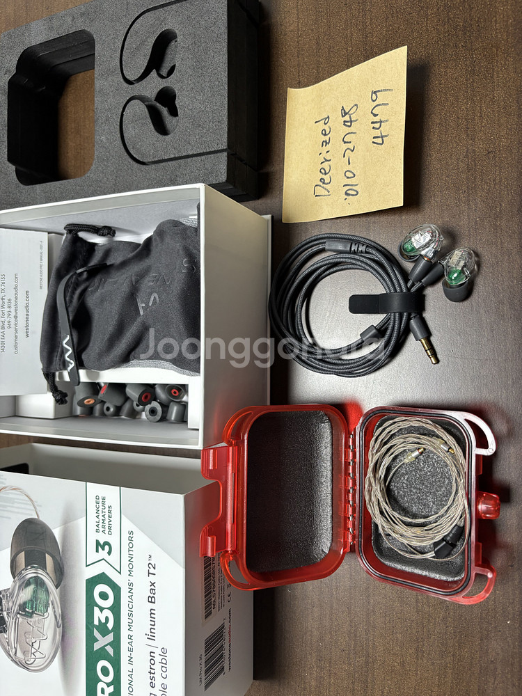 Westone 웨스톤 Pro X30 판매합니다--0