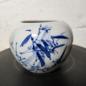 청화백자 대죽도 문 단지 이미지