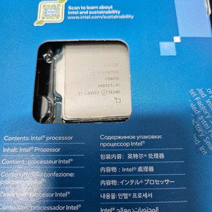 인텔 13600K 코잇 박스 정품