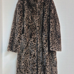 토요일 특가진행!! 진도 레오파드 롱 밍크 코트 91-98-160