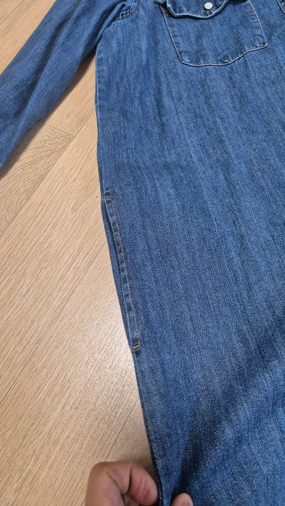 갭(GAP)데님 셔츠 원피스--4