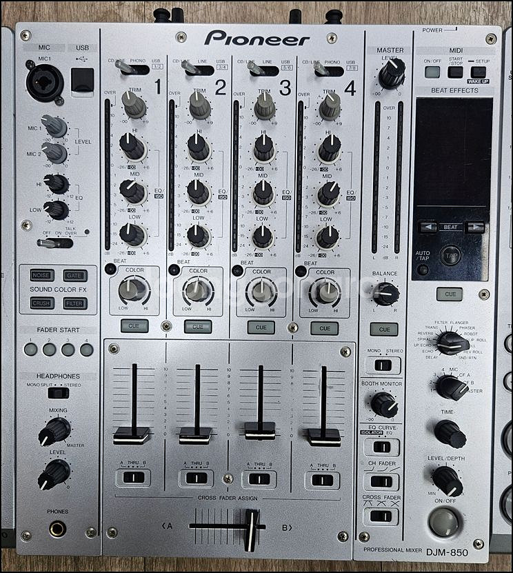 파이오니아 (PIONEER) CDJ-850 2대 + DJM-850 믹서 풀세트 일괄--3