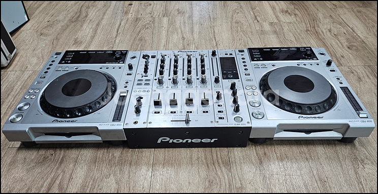파이오니아 (PIONEER) CDJ-850 2대 + DJM-850 믹서 풀세트 일괄--4
