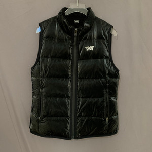 M PXG 골프 구스다운 거위털 유광 후리스 양면 패딩 조끼 베스트