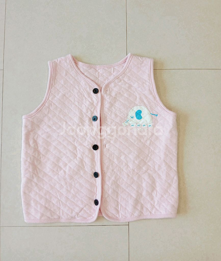 올로미미 여아 실내조끼 130--0