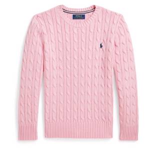 폴로 랄프로렌 케이블 니트 핑크L