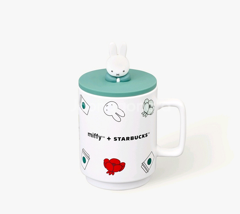 (택포)스타벅스 포에버 미피 피규어 머그 miffy 머그컵--0