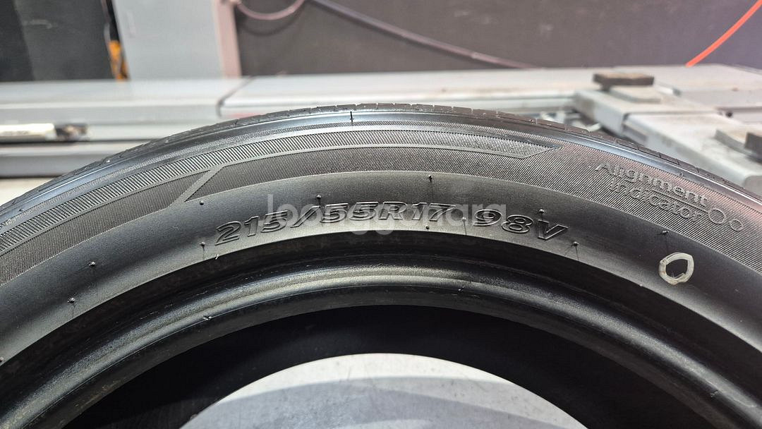 중고 타이어 215 55 17 한국 타이어 키너지EX 2155517--5