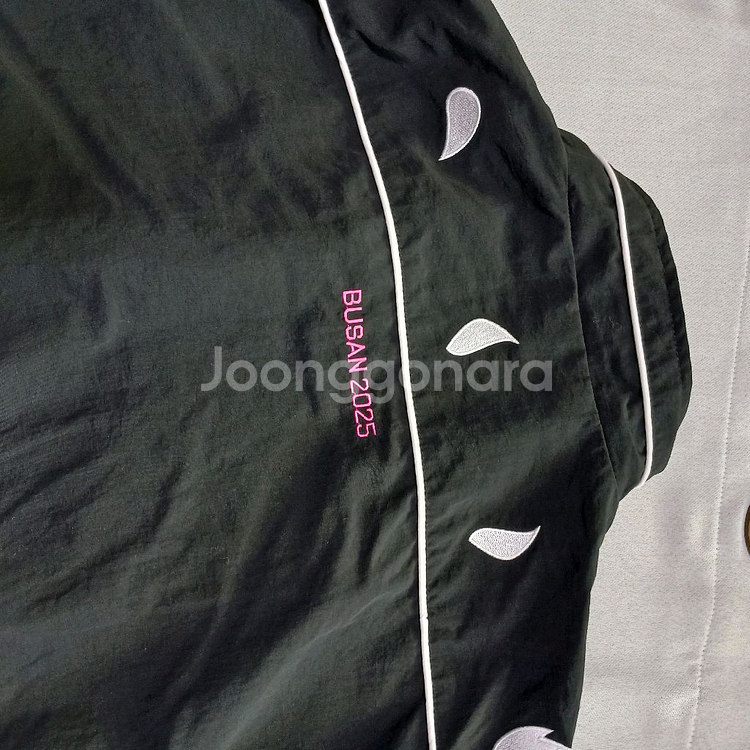 BUSAN 부산전국체전 우븐 바람막이 유니폼 자켓 근무복--1