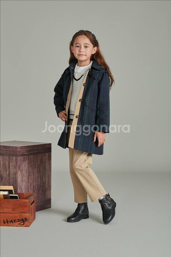 헤지스키즈 트렌치코트--4