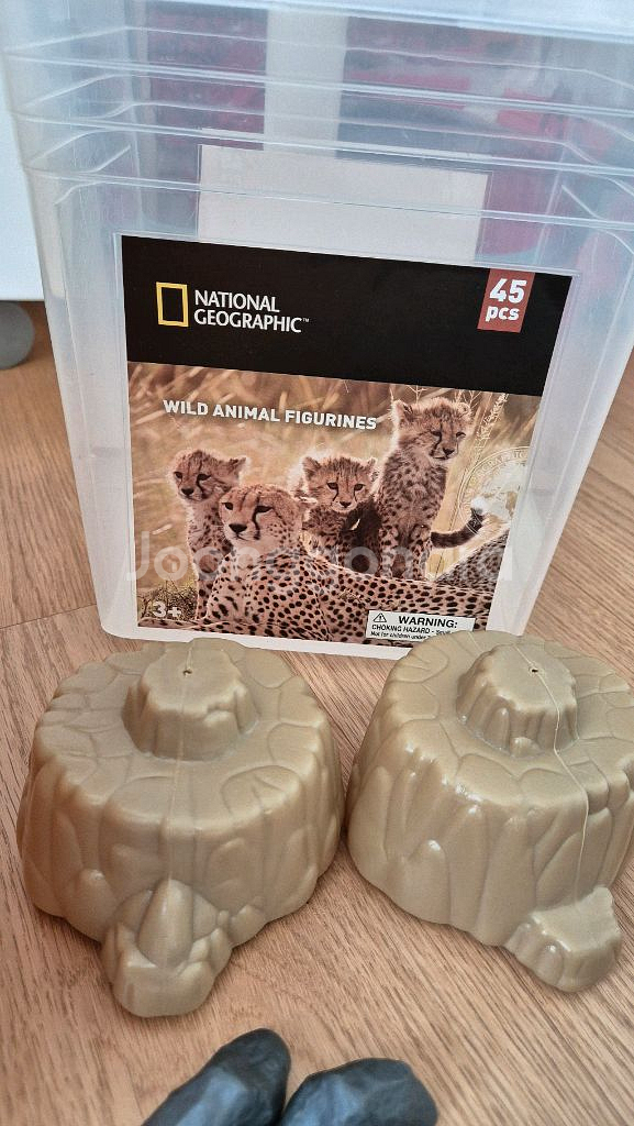 내셔널지오그래픽 키즈 책 전권 & 동물 피규어 세트--2