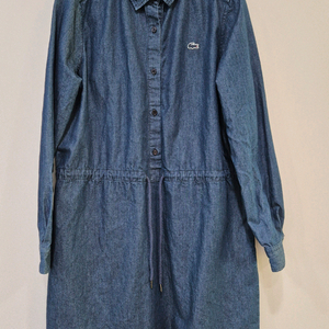 라코스테 데님 셔츠 원피스