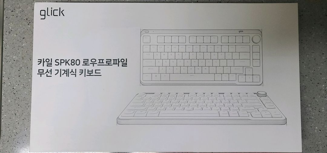 지클릭커 SPK80 로우프로파일 기계식 무선 키보드--2