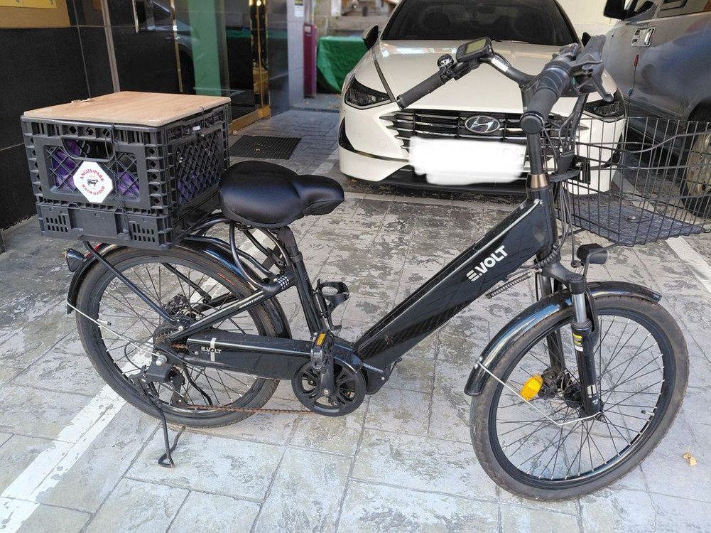 삼천리 E.VOLT 블랙 전기자전거 이미지