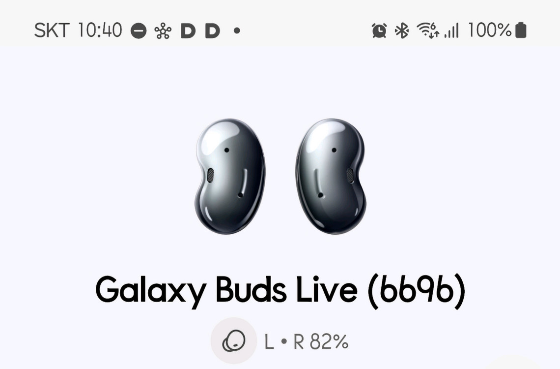 삼성 SM-R180 버즈라이브 블랙색상 판매합니다.--2