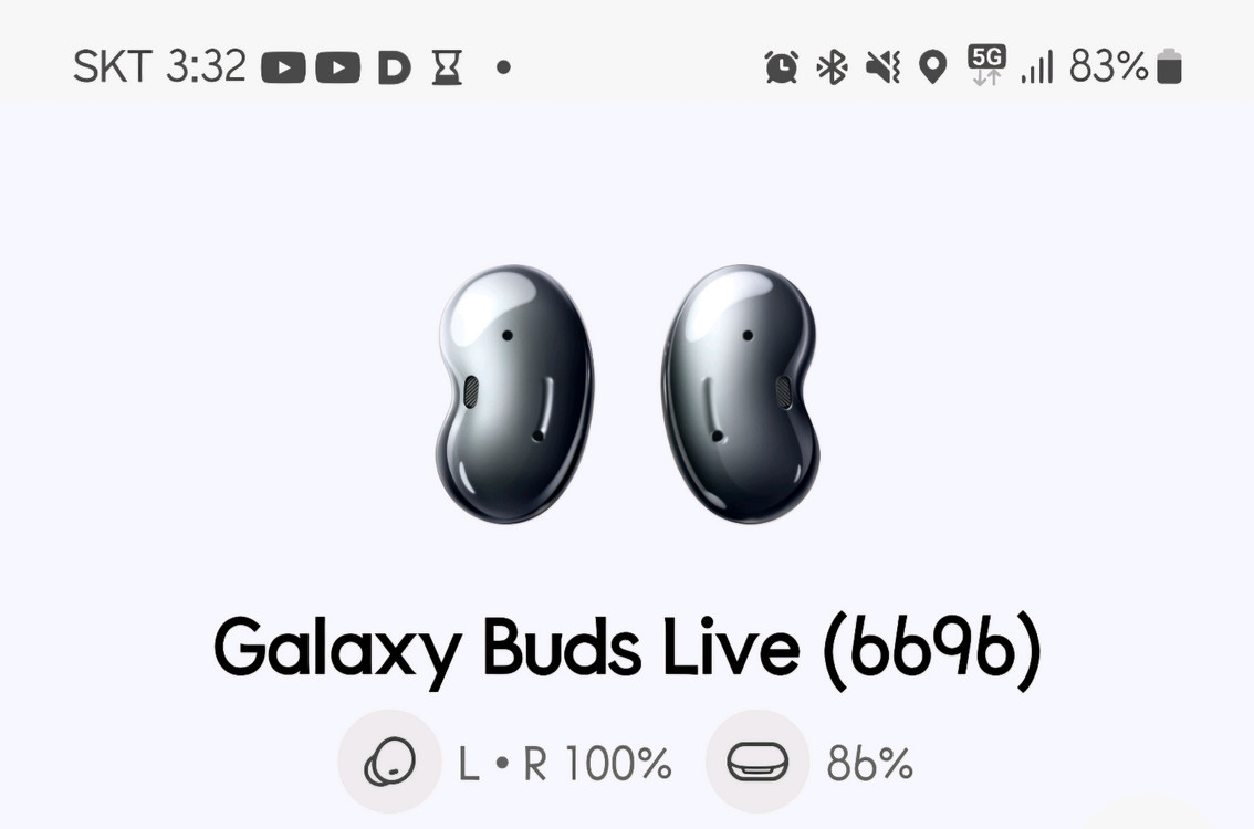 삼성 SM-R180 버즈라이브 블랙색상 판매합니다.--5