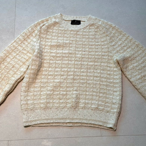 한섬 랑방 아이보리 니트 // sjsj 마인 시스템