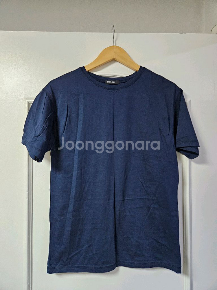 인디브랜드 네이비 실켓 반팔티셔츠 편의점 반값택포 6천원--0