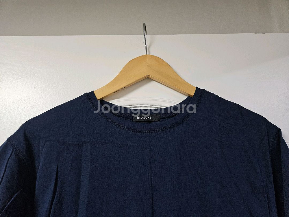 인디브랜드 네이비 실켓 반팔티셔츠 편의점 반값택포 6천원--1