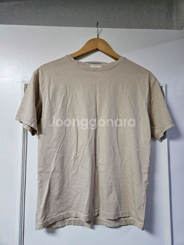 인디브랜드 베이지 실켓 반팔티셔츠 편의점 반값 택포 6천원--0