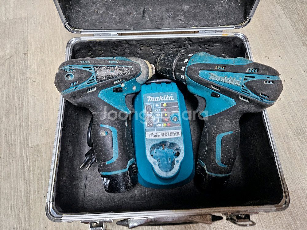 마끼다 마키타 10.8V 충전 드릴 콤보 (스크류, 임팩) 세트--0
